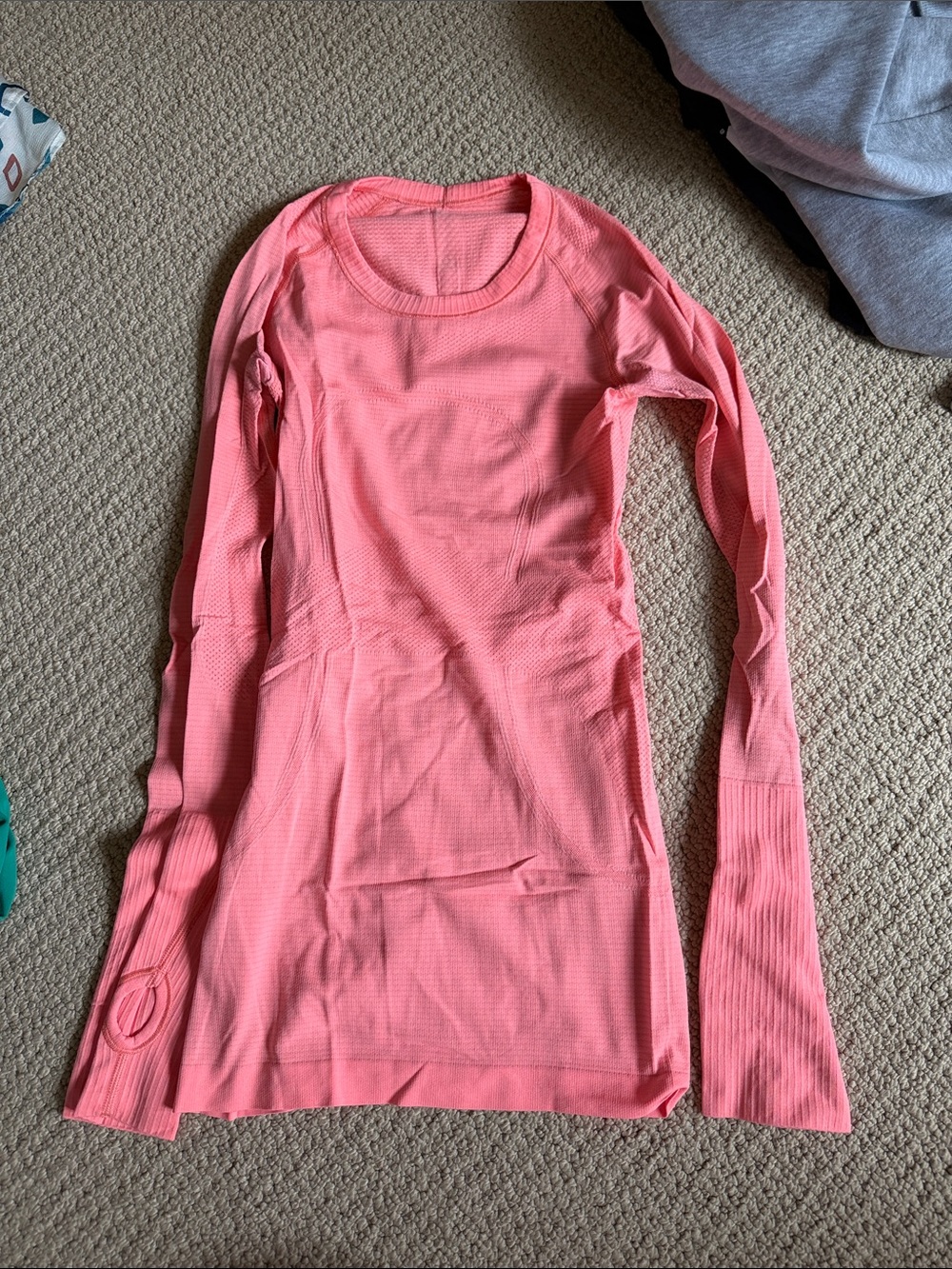 lululemon athletica swiftly tech long sleeve Coral Top